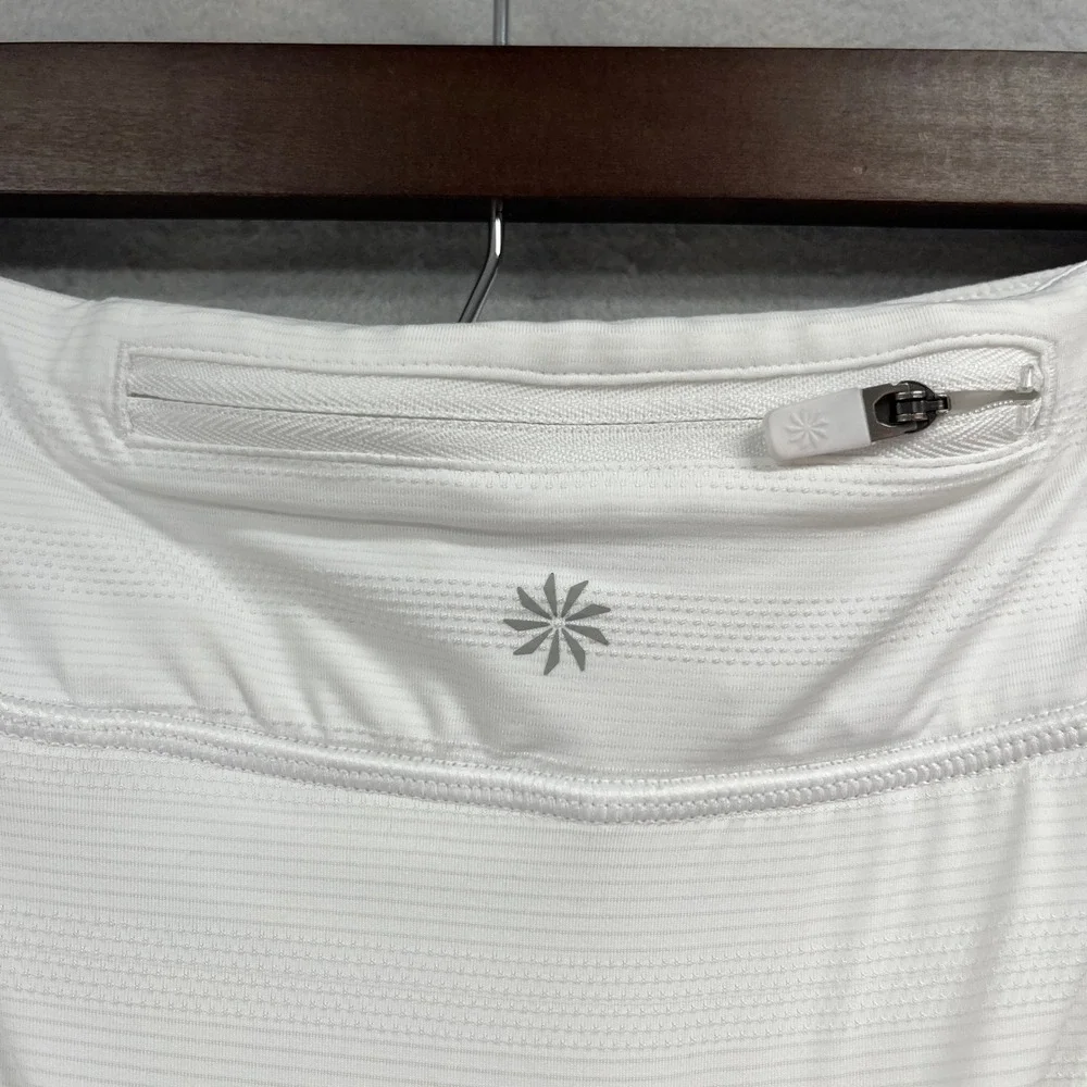 Athleta Girl Swing Skort Girls XXL 16 White Tiered Active Tennis Golf Skirt
